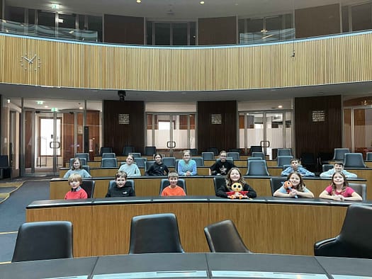 Ausflug ins Parlament